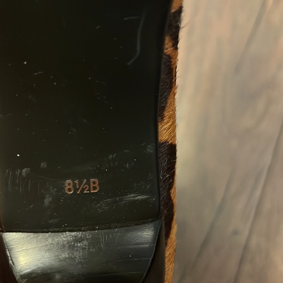 Talbots cow hide Leopard pump 8.5 - Picture 5 of 7